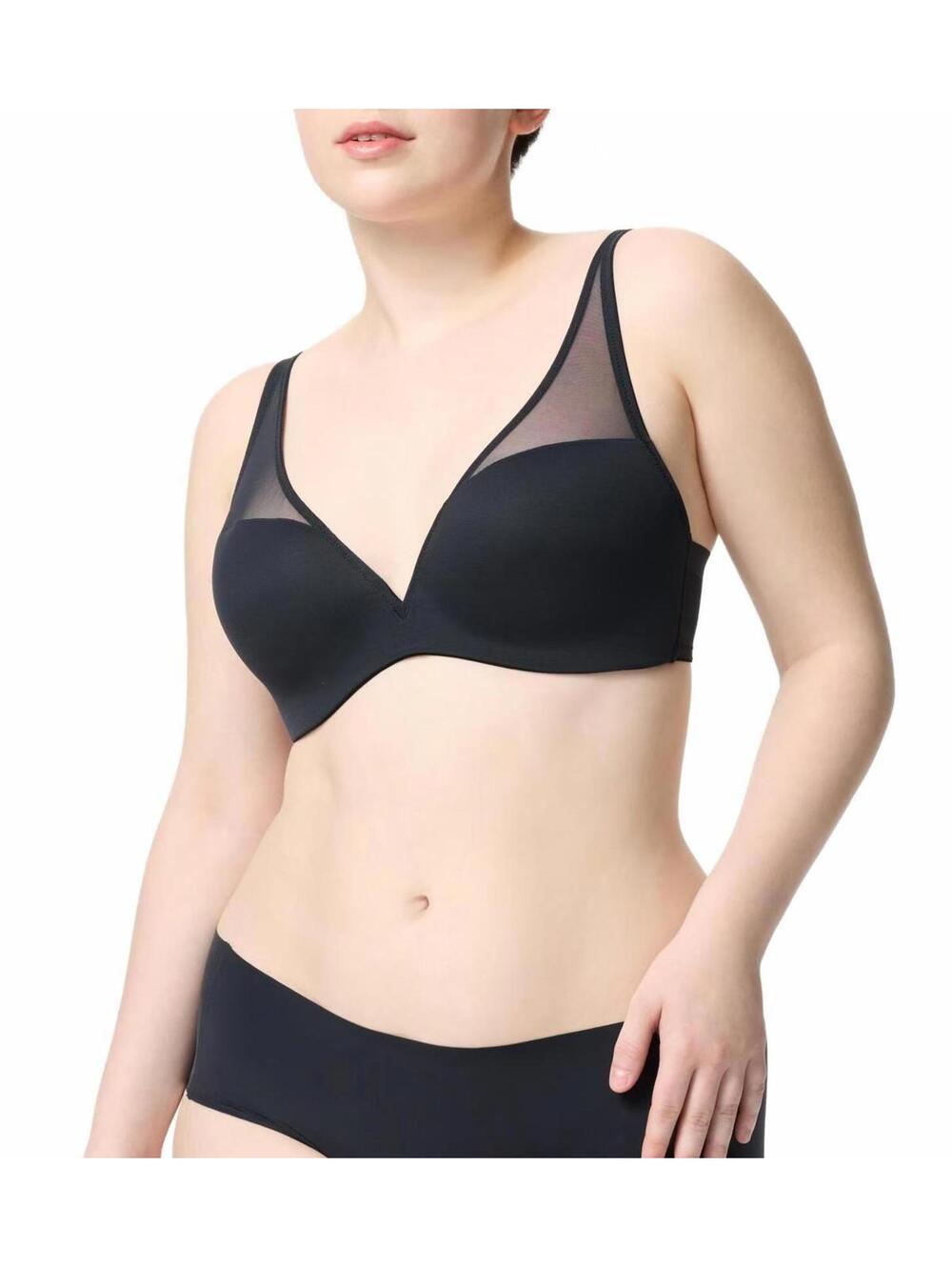 Uniqlo Wireless Mesh Bra | 3D Hold Black NWT Size 30/32 AA A